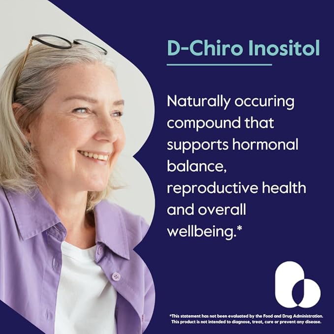 BESTVITE D-Chiro Inositol (120 Vegetarian Capsules) - No Stearates - Vegan - Non GMO - Gluten Free - 1 Capsule for 40:1 Inositol Ratio