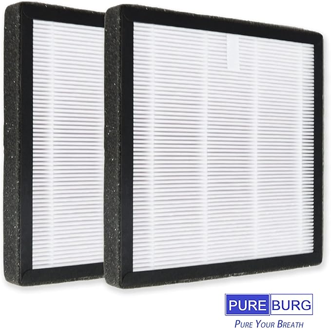 PUREBURG Replacement Filter Compatible with Westinghouse 1701 1702 Air Purifiers,6-Pack H13 HEPA (not Fit Model : 1804) Air Clean Dust VOCs PM2.5 Odor