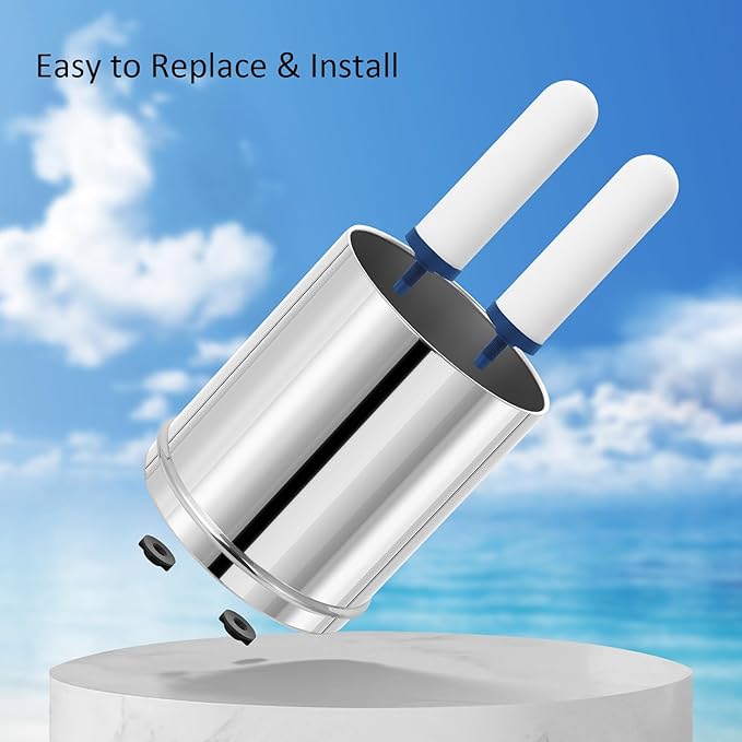 7" Ceramic Fluorine Filter, Replacement Filters for ProOne® G2.0 Filters, ProOne® Countertop Gravity Water Filter System and Berkey® Gravity Water Filter System(Pack of 2)