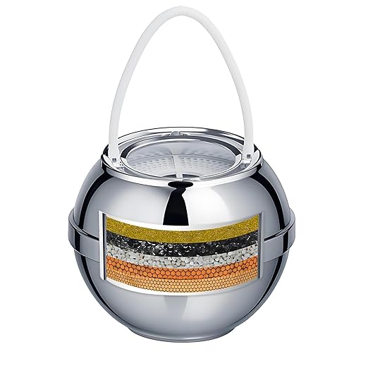 Bath Filter for Tub - Kinder Water Filter for Bathtub, Hard Water Softener to Remove Lead,Chlorine and Fluoride, Improve Skin, Hair and Nails Condition,Chrome