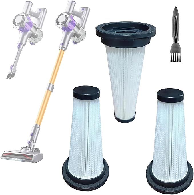 3Pack Hepa Filters Replacement Compatible with MBYULO Cordless Vacuum Cleaner, Model EHBR-A001-V01.Washable Filters Works with MBYULO Handheld Vacuum.