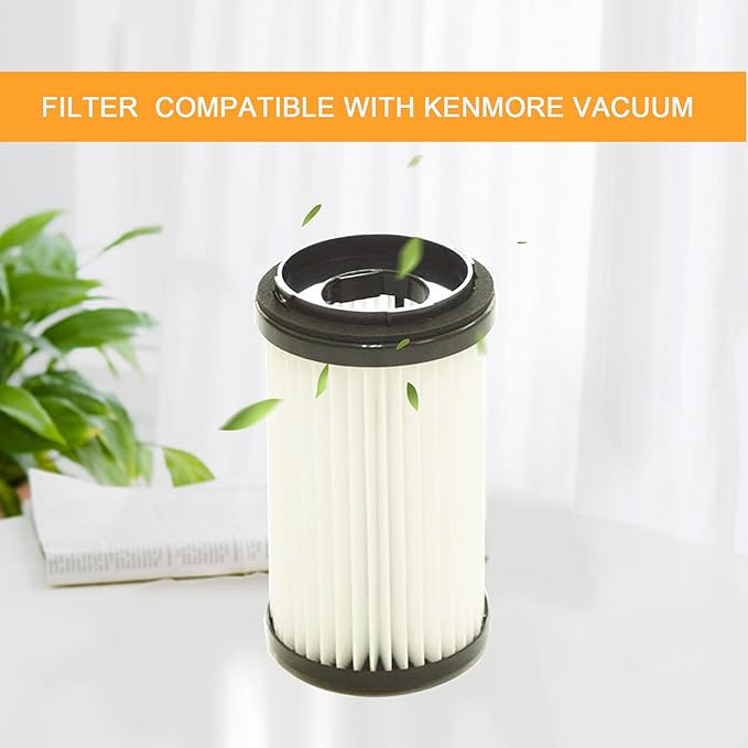 EZ SPARES Replacement for Kenmore Vacuum Cleaners DCF-1 DCF-2 Washable & Reusable HEPA Filters Replacement Kit to Filt 82720, 471178 & 82912(2pcs)