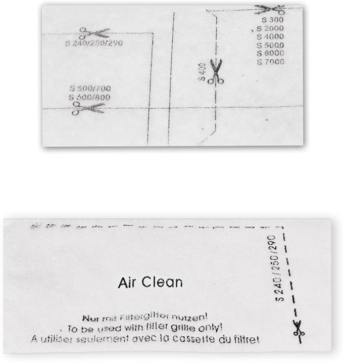 20 Pack 3D Airclean Bags Replacement for Miele FJM Vacuum Compact C1 Compact C2 Complete C1 S241, S290, S300i, S500, S700, S4, S6 Series,5 Motor Protection Filters 5 Air Clean Filters