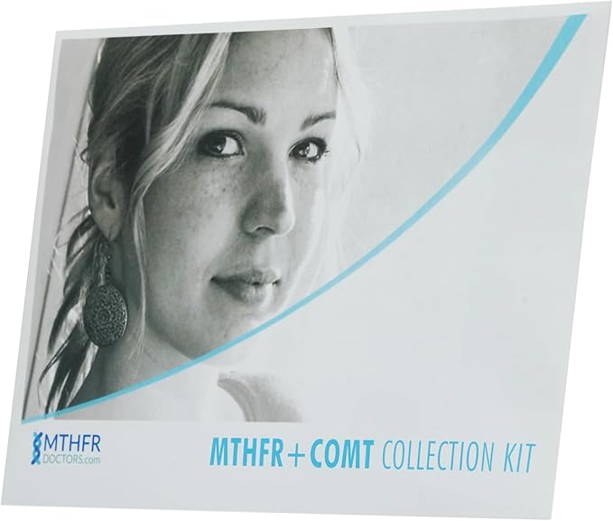 MTHFR+COMT Methylation Genes Test Kit. 1-on-1 Live Expert Support by Phone 7 Days A Week. Includes C677T, A1298C & V158M Variants for Methylation and Wellness Analysis. Results in 2-5 Days. Ages 0+