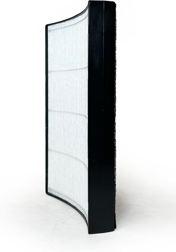 Nispira PECOMFIL Breeze Filter Replacement For Purezone Breeze Tabletop Air Purifier PECOMPAP 2-in-1 True HEPA Activated Carbon 2 Packs