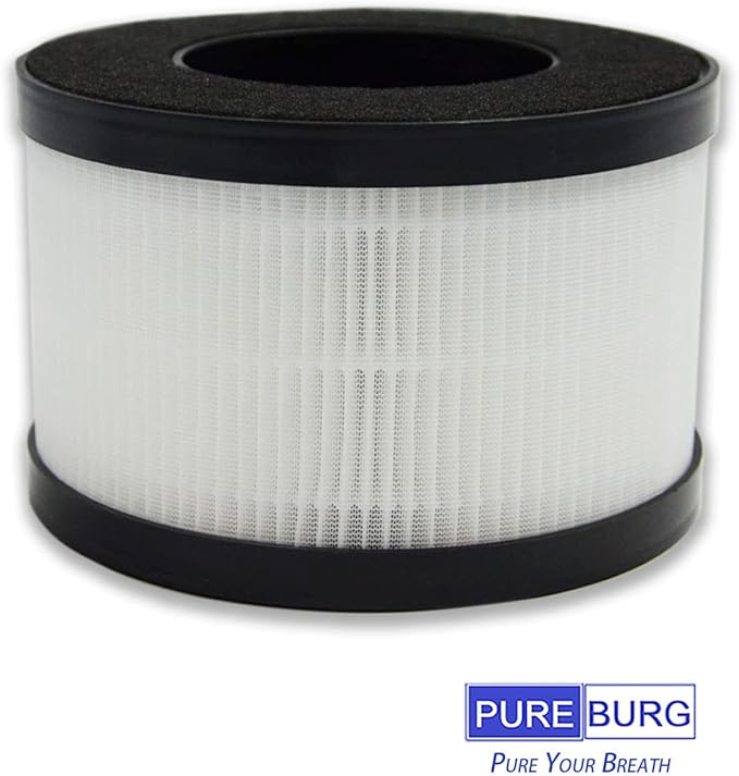 PUREBURG Replacement Filters Compatible with HIMOX AP01 H01 Air Purifier,2-Pack H13 HEPA 3-Stage Filtration Activated carbon 2-IN-1 Air Clean Dust VOCs