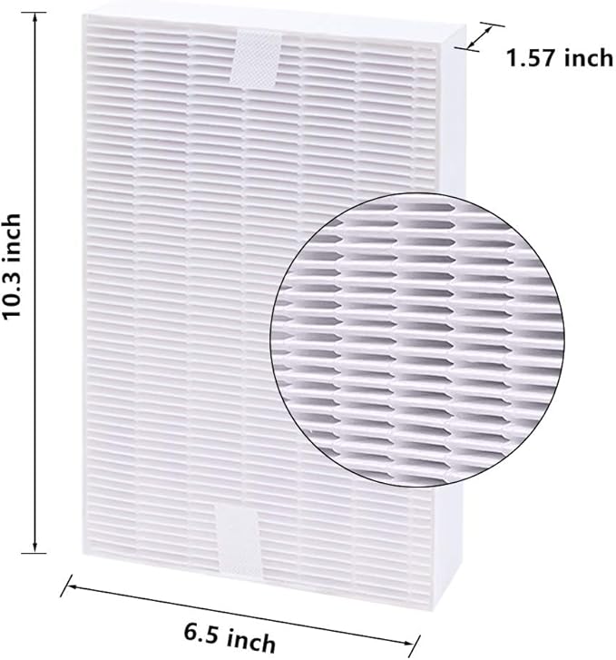 9 Pack HPA300 HEPA Filter Replacement for Honeywell Air Purifiers HPA300, HPA304, HPA8350, HPA300VP, HPA3300b, HPA5300, Replace HRF-R3, Pack of 6 HEPA R Filters and 3 Pre filters A HRF-AP1