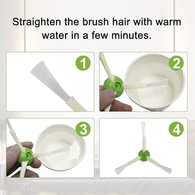 Replacement Kits Accessories for iRobot Roomba i7 i7+ j7 j7+ j8+ i1 i2 i3 i3+ i4 i4+ i6 i6+ i8 i8+ /Plus E5 E6 E7 Vacuum Cleaner, Include Multi-Surface Rubber Brushes, Vacuum Filters and Side Brushes