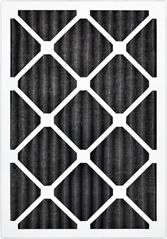 14x20x1 Air Filter AIRx ODOR MERV 8 Carbon Pleated Air Filter - Made in the USA - Box of 6