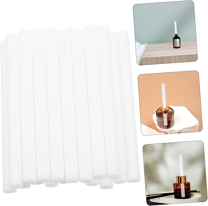 Gatuida 50pcs Filter Cotton Core for Humidifier Parts Accessories Essential Oil Diffuser Wick Home Fragrance Sticks Aromatherapy Diffuser Sticks