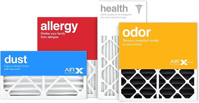 AIRx Filters 20x20x5 MERV 8 HVAC AC Furnace Air Filter Replacement for Honeywell FC100A1011 FC200E1011 CF200A1024, Dust 2-Pack, Made in the USA