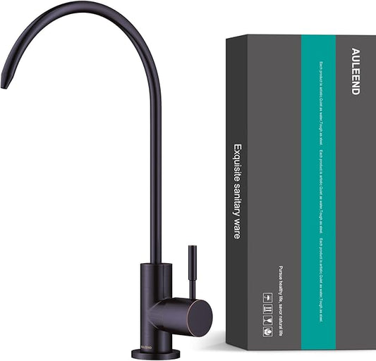 Brass Reverse Osmosis Faucet, Sink Water Filter System, Suitable for Most Reverse Osmosis or Water Filtration Systems, Kitchen bar Sink Drinking Faucet(Oil Rubbed Bronze)