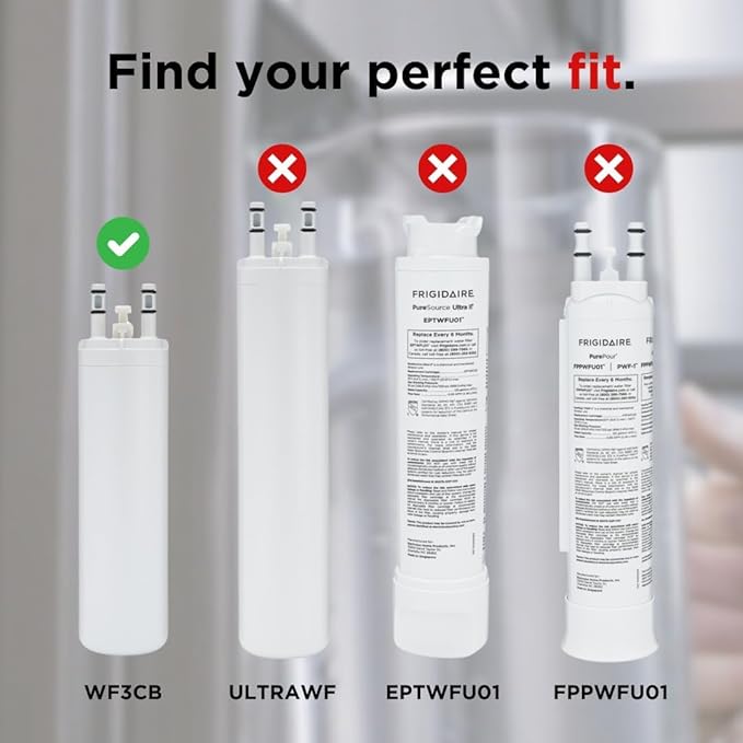 Frigidaire WF3CB Puresource3 Refrigerator Water Filter Replacement | Set of 2