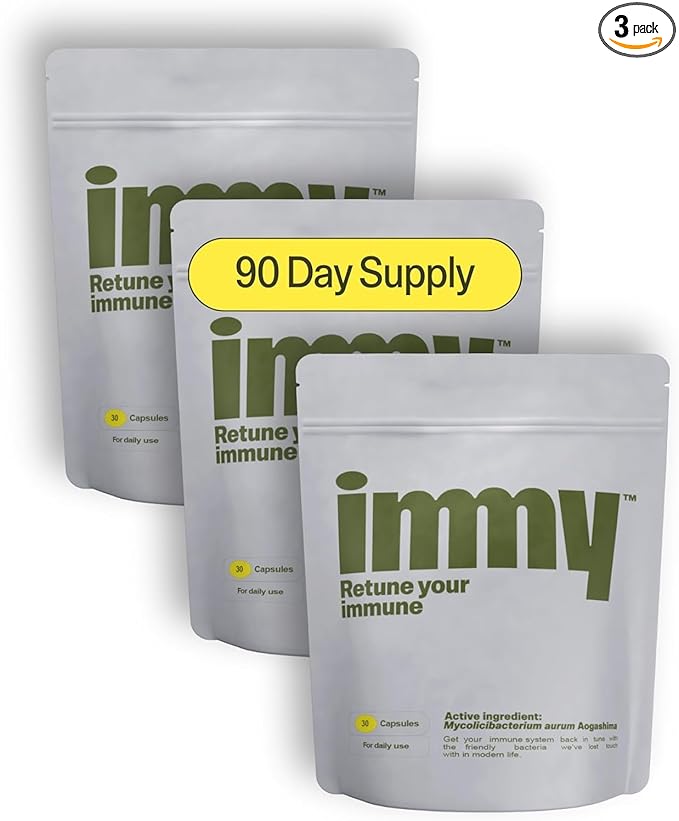 IMMY Immune Supplement for Mood Support and Gut Health, 90 ct. - Supports Joint Relief, Focus & Mood Support, Natural Calming Aid