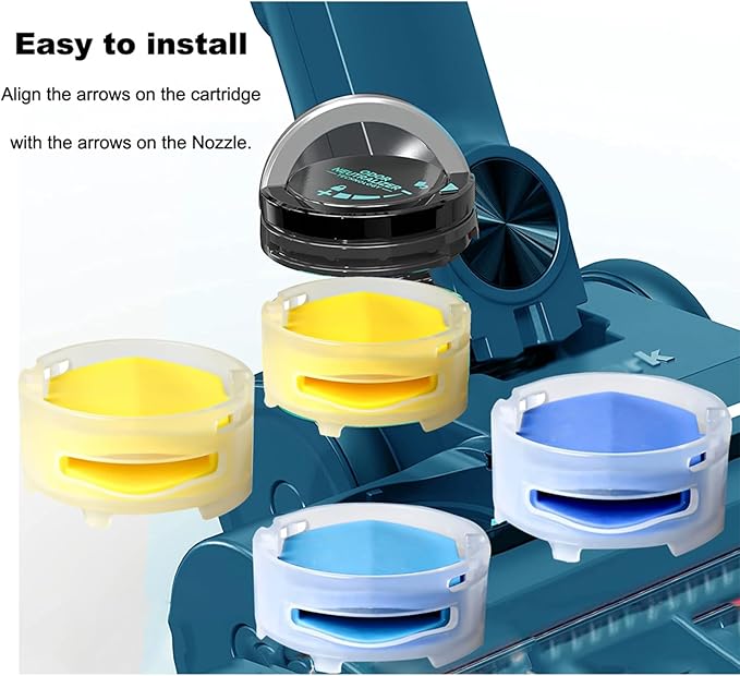 6 Pack Replacement for Shark Odor Neutralizer Cartridge AZ3002 HZ3002 Accessories for Shark Vacuum Cleaner Odor Neutralizer/air Purifier HP302.1541fc3000 Fragrant odor (multiple fragrances)