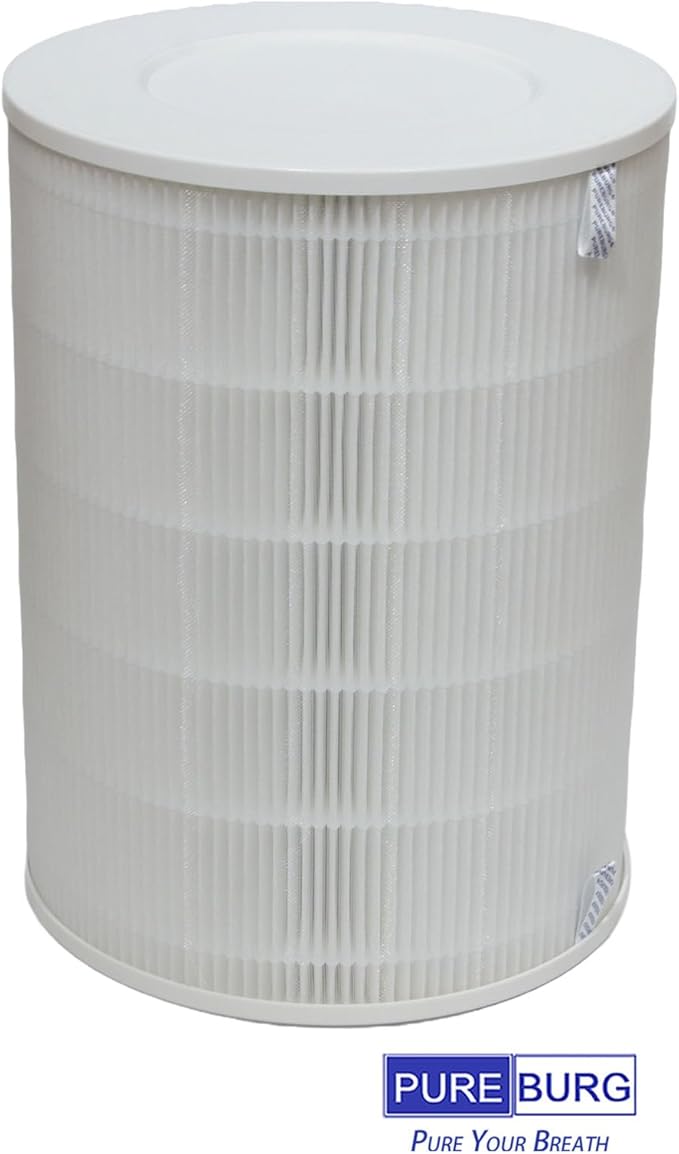 PUREBURG Replacement Filter Compatible with Proscenic A9 & Probreeze PB-P07 & Ganiza G300S, Insignia NS-APMWH2 BLITZHOME BH-AP450 TOnEnergy Air Purifier,H13 HEPA Activated Carbon