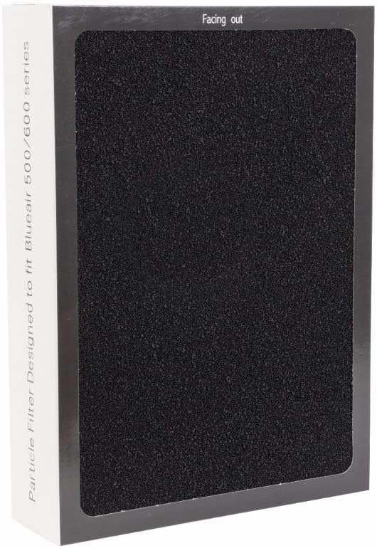 3-Pack Classic True HEPA Filter Replacement Compatible with Blueair Classic 500/600 Series Air Cleaner Purifiers 501 503 505 510 550E 555EB 601 603 605 650E Particle Filter by LifeSupplyUSA