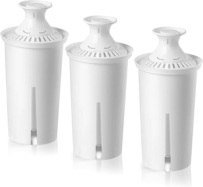 Replacement for Brita® Water Filter, Pitchers and Dispensers, NSF Certified Water Filter Replacement for Brita® Classic, OB03, Mavea® 107007 35557, 3 PCS Water Pitcher Filter