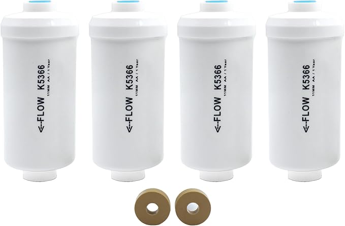 Fluoride Water Filter, Replacement for Berkey® PF-2® Elements, Berkey® Gravity Filtration System, including Big, Travel, Royal, Imperial and Crown Series, Natural filter material, Pack of 4