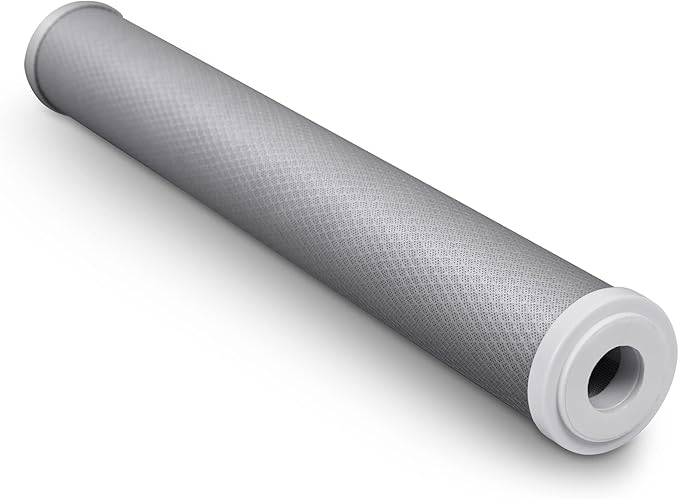 Standard Whole House Coconut Shell Carbon Block 5 Micron Water Filter 20” x 2.5” Fits 20” x 2.5” Housings. Remove Chlorine and Bad Odor. Compatible with C1-20, HX-CB-25-2010, F3WCB32 Pack of 6