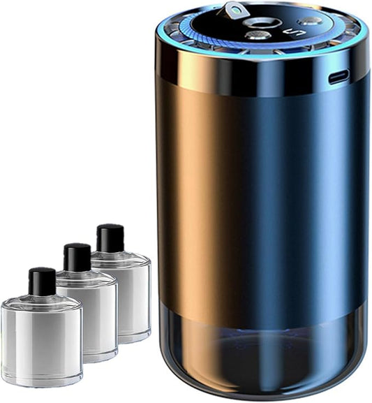 2025 Smart Car Air Freshener Diffuser With Star Projector 5 Adjustable Modes 360° Air Purifier Nano Mist and Lights For Car Office Desktop Bedroom