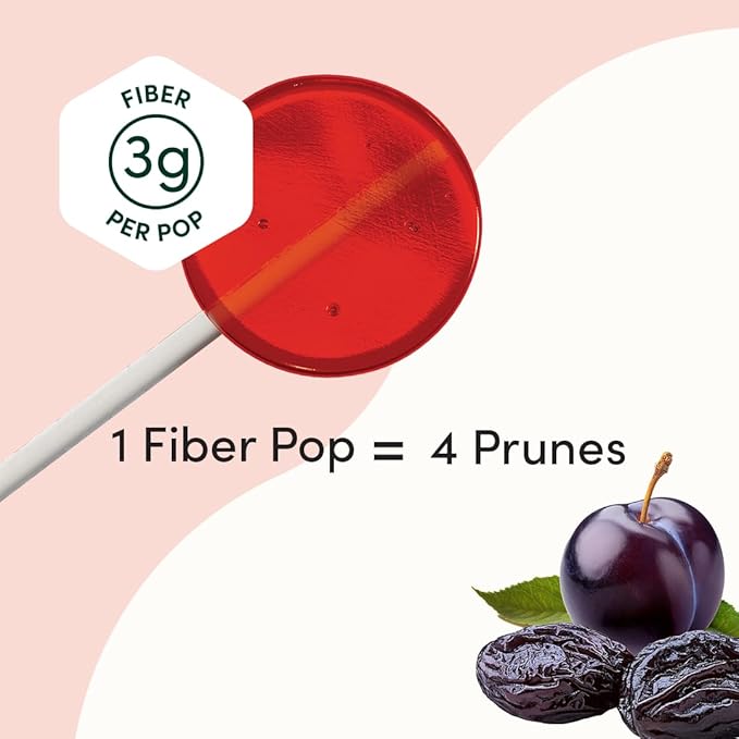 Kids Prebiotic Fiber Lollipops by Beekeeper's Naturals - Doctor Formulated Fiber Supplement, Supports Digestive Regularity, 3g of Fiber & Honey, Raspberry Blast & Sweet Cherry Variety Pack, 15 ct