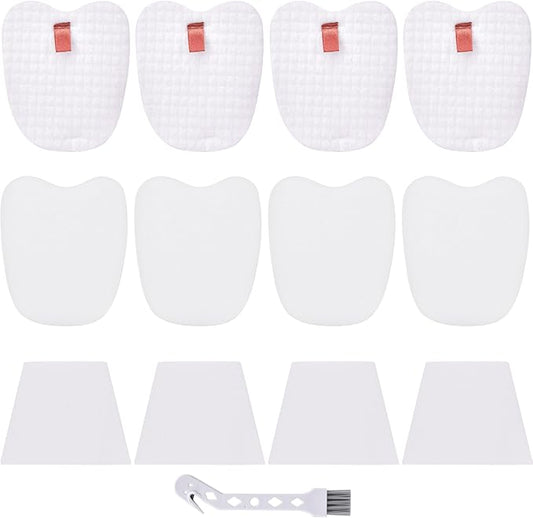 8 Pre-Filters (4 Foam+4 Felt) and 4 Post-Filters for Shark Rocket Zero-M Ultra-Light Corded Stick HV345 ZS350 ZS350C ZS351 ZS351C ZS352 Vacuums, Replaces for Shark Part # XPMFK320 & 1084FTV320