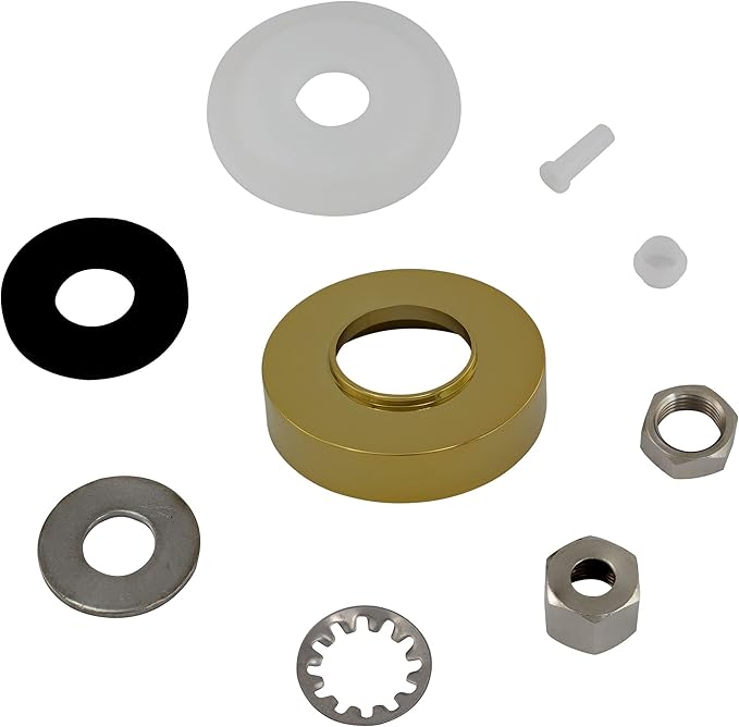 Non-airgap RO Faucet Reverse Osmosis Drinking Water Filtration System Water Dispenser Spout (Bright Gold). Euro Style with Faucet Wrench. NSF Certified.