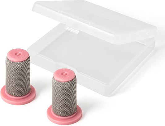 NEWISHTOOL 2 PCS 200 Mesh Strainer Micro Filter Screen for Trigger Jet Strainer, Stainless Steel Drip Irrigation Replacement Screen for Water Filter