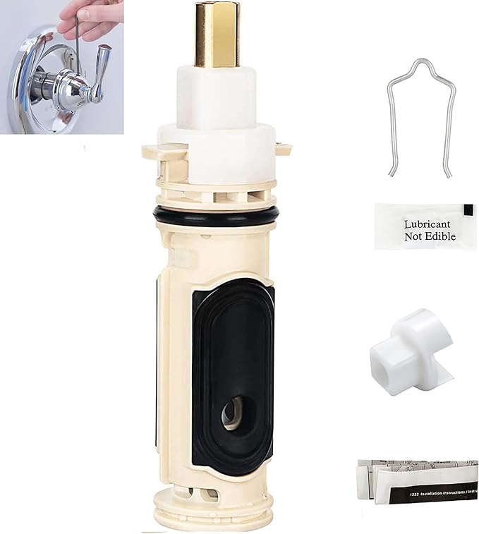1222 Replacement Cartridge Compatible with moen 1222 Shower Valve Cartridge, 1222 Replacement Cartridge Compatible with moen Posi-Temp Faucets And Tub Shower