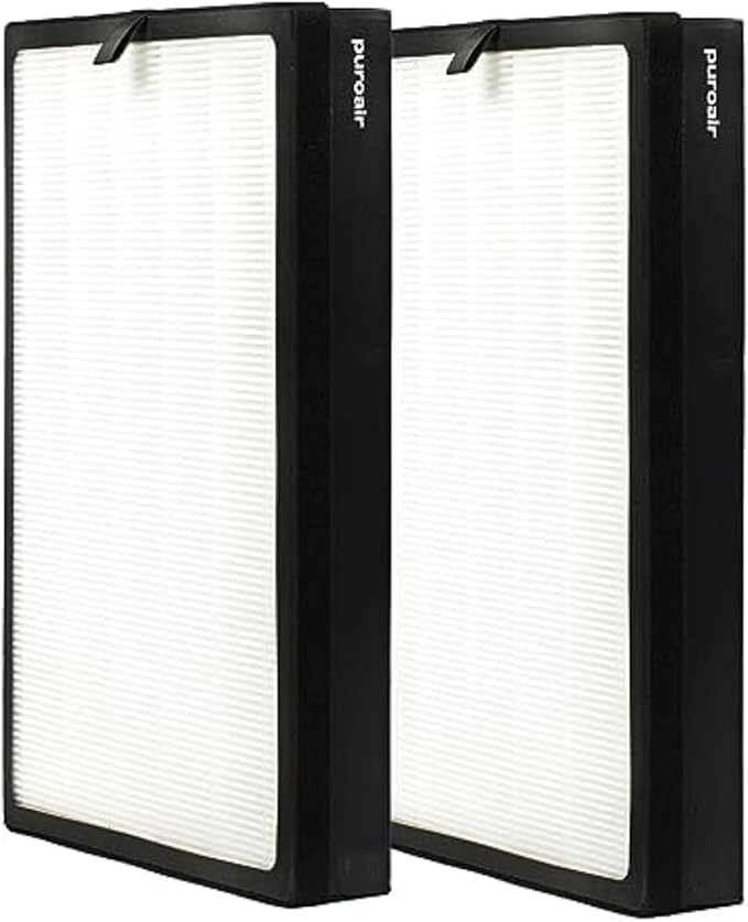 PuroAir 400 Replacement Filter - HEPA Filters up to 99.9% of Smoke, Pollen, Dust and Common Household Pollutants - HEPA Air Filter Replacement for PuroAir 400 Air Purifier (2 Pack)