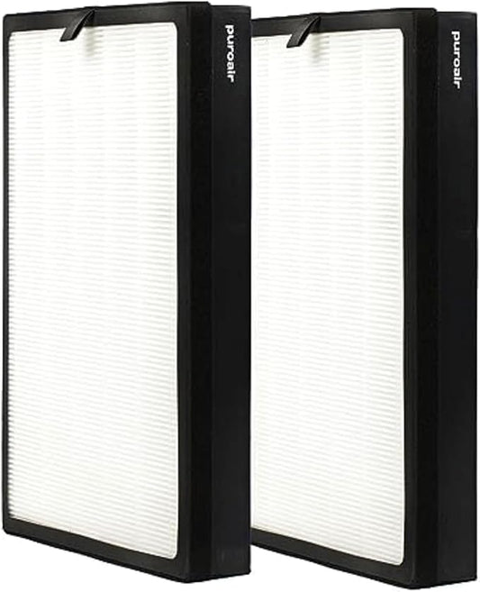 PuroAir 400 Replacement Filter - HEPA Filters up to 99.9% of Smoke, Pollen, Dust and Common Household Pollutants - HEPA Air Filter Replacement for PuroAir 400 Air Purifier (2 Pack)