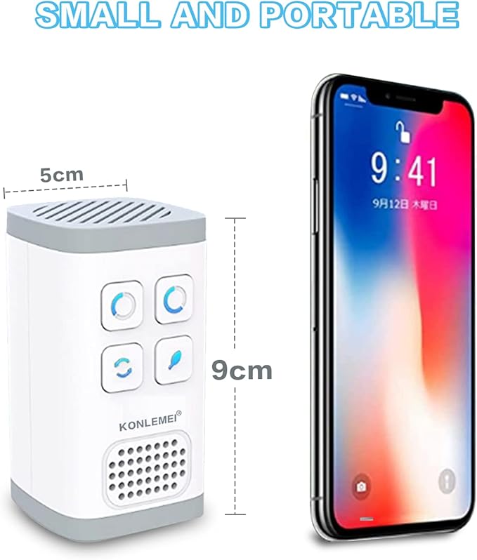 Ozone Air Purifier, Quickly Purifying Air and Eliminate Odor, Smoke in Pet Room, Bathroom, Kitchen, Shoe Cabinet, etc