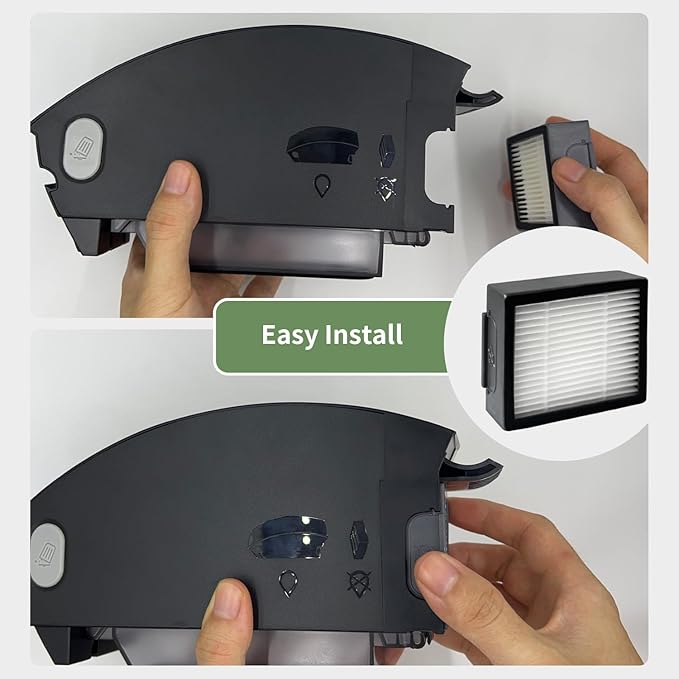 Filters Replacement Parts for iRobot Roomba i e j Series: E5, E6, i1/i1+,i2/i2+,i3/i3+,i4/i4+,i5/ i5+,i6/i6+,i7/i7+,i8/i8+,j5/j5+,J6/J6+,J7/J7+,J8/J8+,J9/J9+, NOT for Combo J7/J7+,J9/J9+,12 Pack