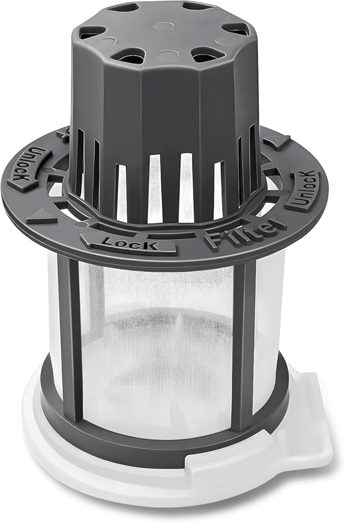 WD49X24057 Dishwasher Ultra Fine Filter Kit-Dishwasher Filter Replacement- Replacement Parts: WD12X10416, WD12X20107, WD12X21976, WD12X22560, WD12X23736, WD12X20340, WD12X21676, WD12X20549