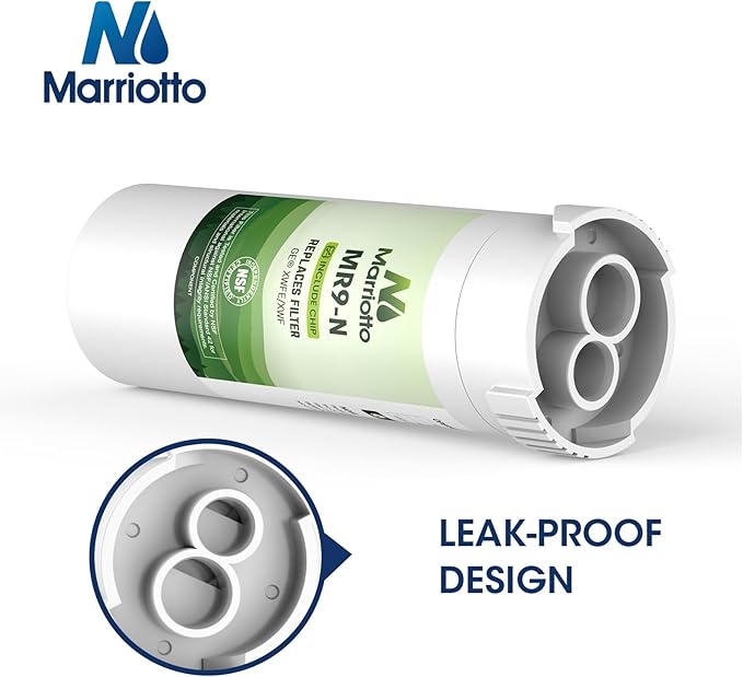 MARRIOTTO Water Filter Compatible with XWFE (Built-in CHIP), Replacement for GE XWFE, XWF Refrigerator Water Filter Pack of 3