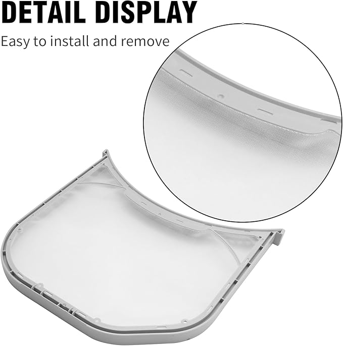 2Pcs ADQ56656401 Dryer Lint Filter, Replacement for LG DLE3600V/00 DLEX3360V Replacement for Kenmore 79680512900 79680518900, Replaces AP4457244 1462822 AH3531962