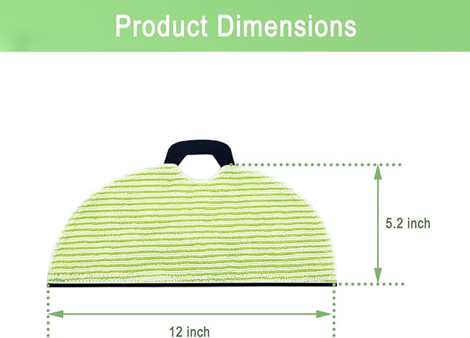 8 Pack RV2610WA Vacuum Mop Replacement Pads for Shark RV2610WA AV2610WA RV2620WD AV2620WD RV2610WD RV2610WD RV2610WFUS RV2410WD AI Ultra 2- in-1 Robot Vacuum Cleaner