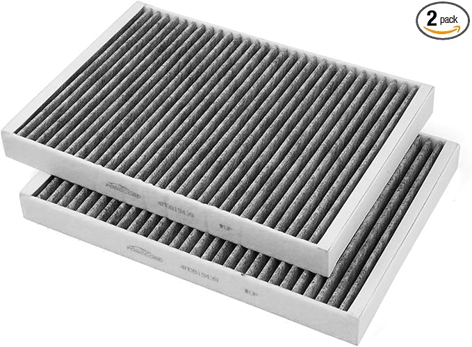 2-Pack Cabin Air Filter Fits for BMW X5 X6 X7 (2019-2025 2026); 530I 540I 530E (17-23), 740I 750I 750Li xDrive (16-22) Activated Carbon Cabin Filter Replacement 64115A1BDB6 Car Accessories