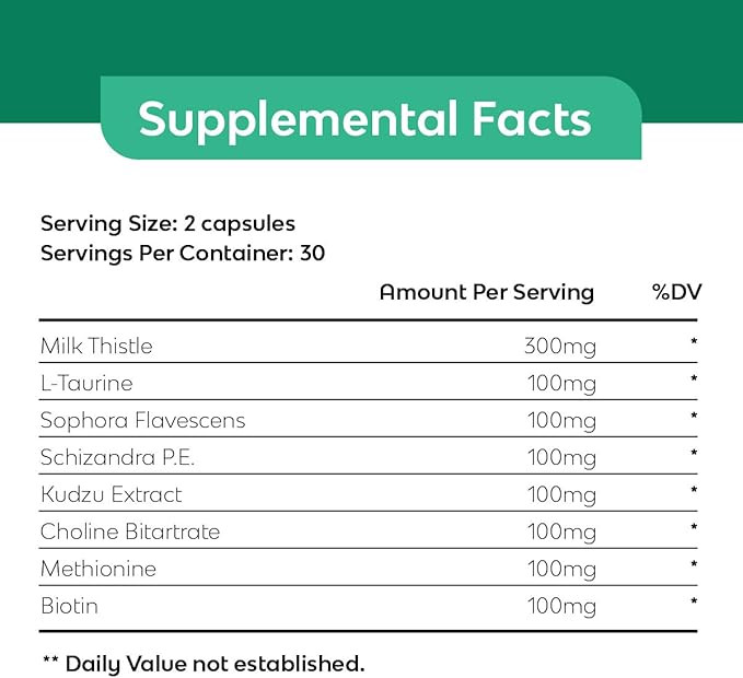 LiverBest - Supplement Featuring Milk Thistle, L-Taurine and More