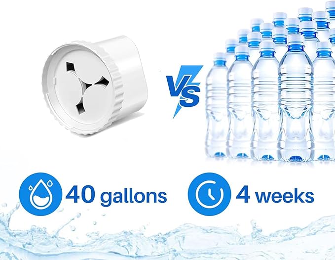 Water Pitcher Filter Replacement For Epic water filter，Simultaneously compatible with Epic Pure, Seychelle, Aquagear Dispenser.BPA Free. Removes Fluoride, Chlorine, Lead(2pack) (2)