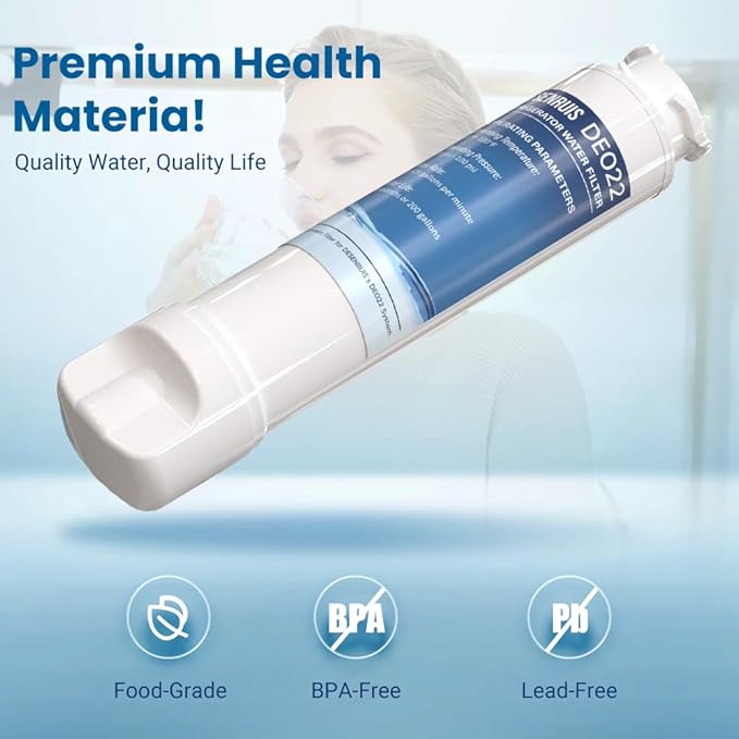 Water Filter Replacement Compatible with Frigidaire EPTWFU01, EWF02, Pure Source Ultra II, Pack of 3, By DESENRUIS