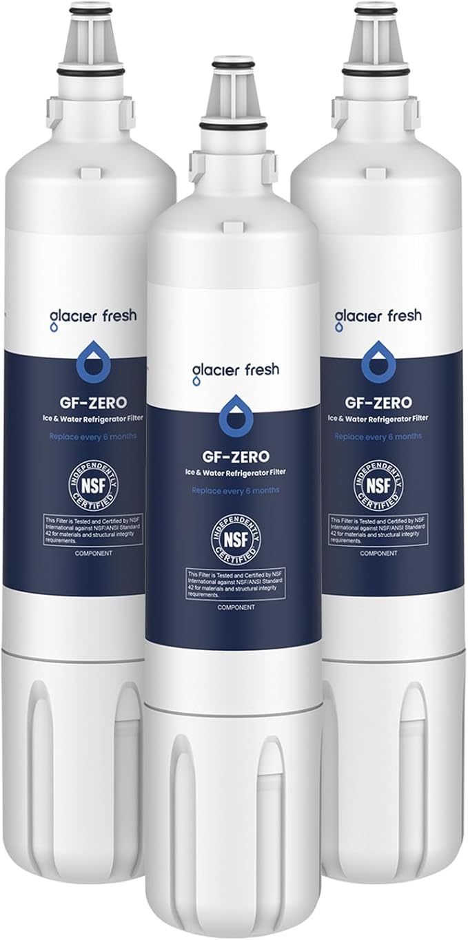 GLACIER FRESH Water Filter Replacement for Sub-Zero 4204490, 4290510, 9030868 Refrigerator Water Filter, 3 Pack