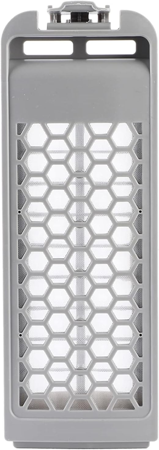 Washing Machine Filter Box, Gray ABS Household Washing Machine Laundry Filter Box Plastic Trap Replacement Part Laundry Accessory Compatible with DC62 00018A DC97 16513A