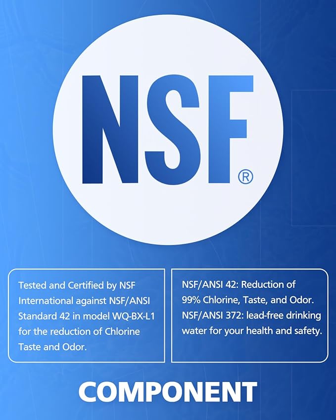 ADQ36006101 Water Filter Compatible With LG LT700P LT700PC Kenmore 9690, ADQ36006102 RFC1200A 46-9690 LFXS30766S Water Filter Replacement LT120F Fresh Air Filter 300 Gallon, 3 Pack