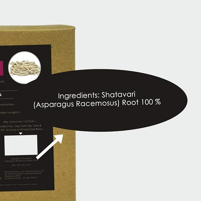 8 Ounce 100% Natural Shatavari Powder, Asparagus Racemosus, Pure Ayurvedic Herb for Daily Use, Vegan, No Preservatives, (8 Ounce Pack of 1)
