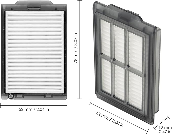 (6 Pack) Plus 405 Combo, Plus 505 Combo Replacement HEPA Filters for iRobot Roomba Plus 505 Combo robot, Plus 405 Combo, Plus 505, Plus 405, Vacuum Filters, Upright Filter, Canister Filter
