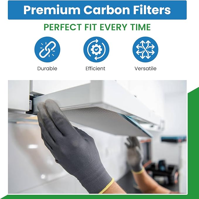 Replacement Carbon Pre/Post Filters for Holmes Air Purifiers - Compatible with Part AOR31 Filter I- Dims: 4-1/4 x 9-1/2 x 1/4 - (6-Pack)