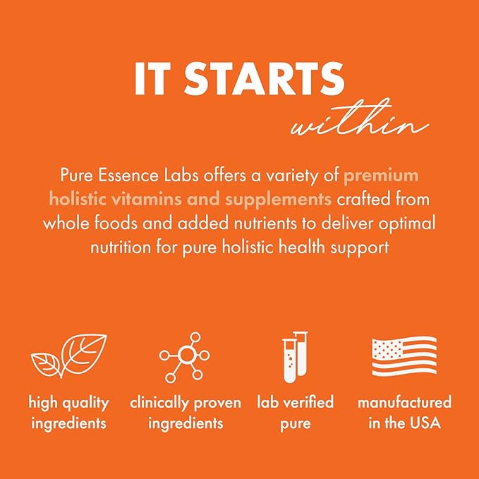 Pure Essence Candex Supplement - Yeast Overgrowth Supplement with Digestive Enzymes, Yeast Infection Probiotic Treatment for Men and Women - 80 Capsules