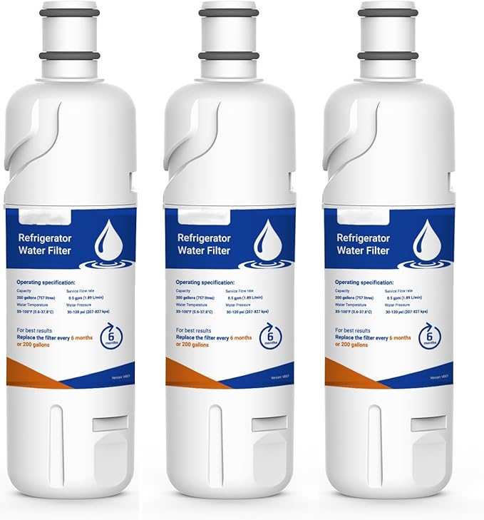 Compatible with EDR2RXD1, Replacement for W10413645A, Kenmore 46-9082, 9082, 46-9903 KAD2RXD1 Water and Ice, 3 Pack(Packaging May Vary)
